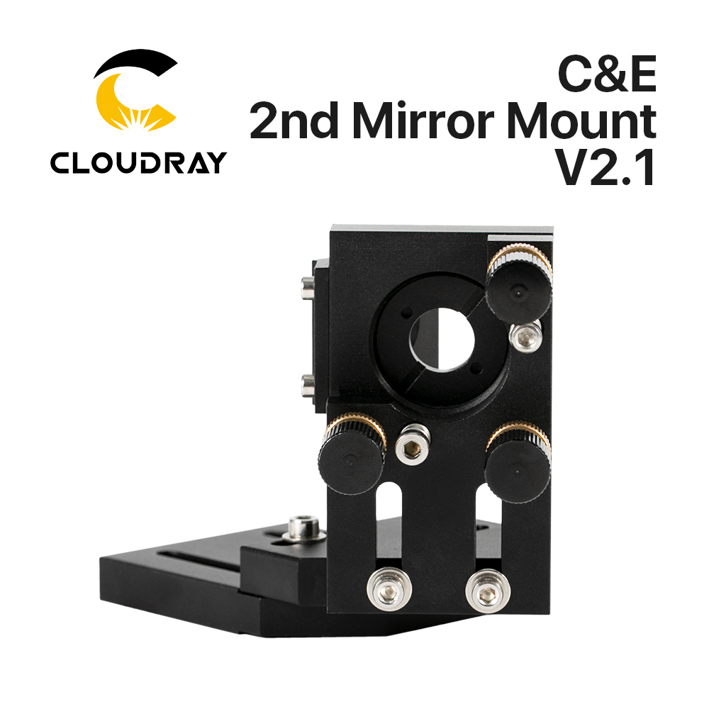 Co2 Laser Mirror - Cloudray CO2 Zwarte Tweede Laser Mount