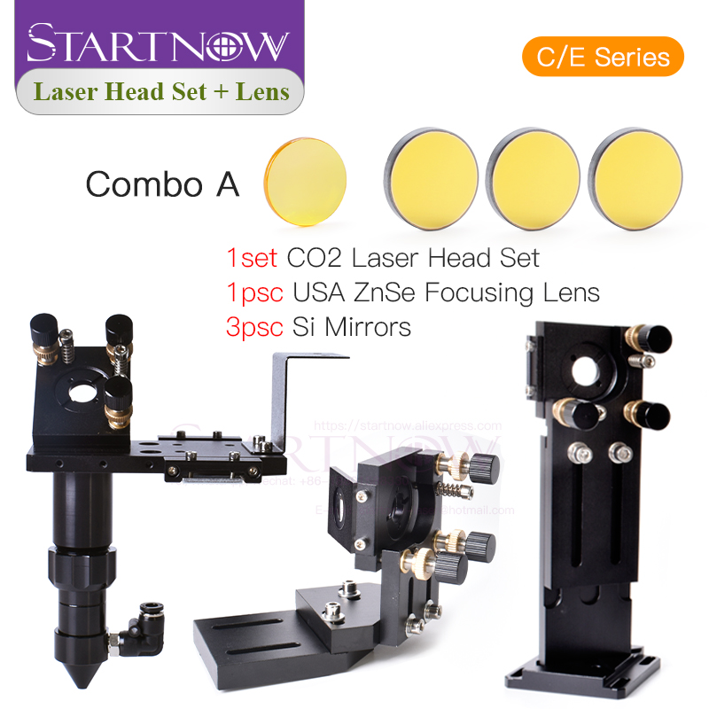 Co2 Laser Mirror - Startnow CO2 Laserkop Set Len Dia.20mm