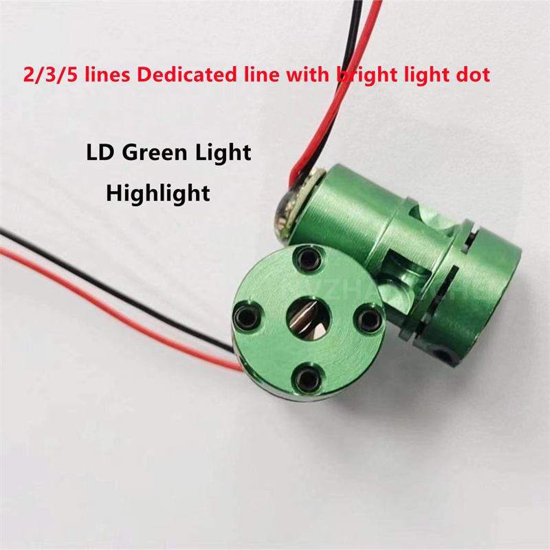 Diode Laser Module - 2//3/5 Lijnen Laser Niveau Groene Lijn