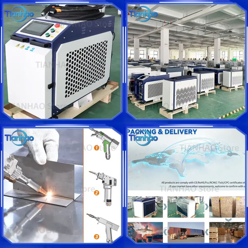 Industrial Laser Welding Tool - 4-in-1 Laserlasmachine 3-in-1 1500W voor industrieel