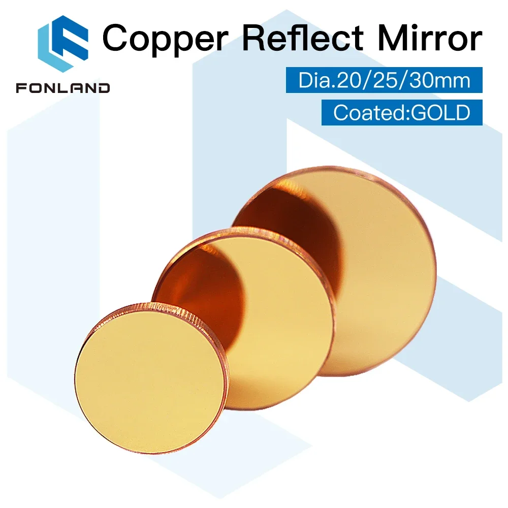 Co2 Laser Mirror - 3 Stuks Fonland Koper Reflecteren Spiegel