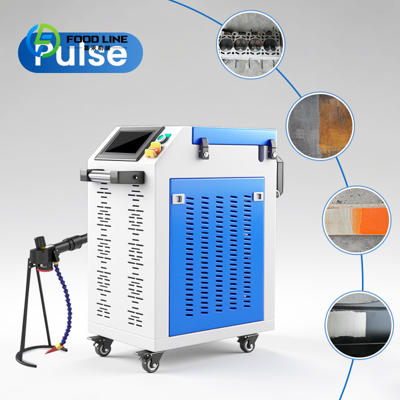Industrial Laser Rust Remover - Aangepaste laserreinigingsmachine 100W olie- en roestverwijdering