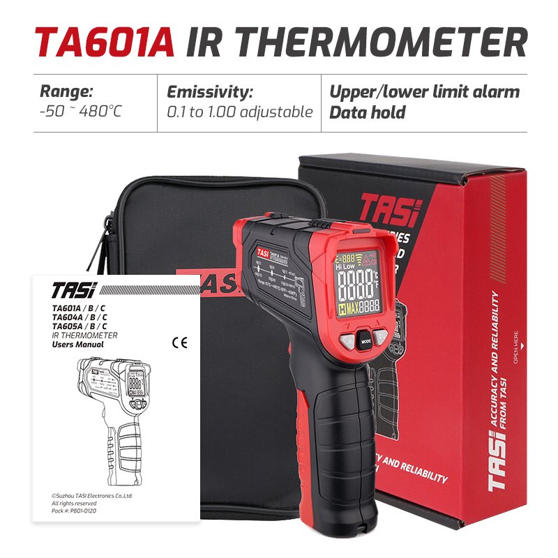 TA601A TA601B TA601C Infrarood - Industrial Laser Temperature Gun recensie en prijs