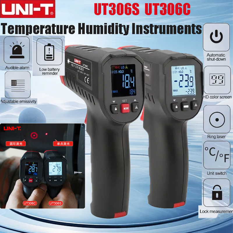 UNI-T UT306S UT306C Digitale T - Industrial Laser Temperature Gun recensie en prijs