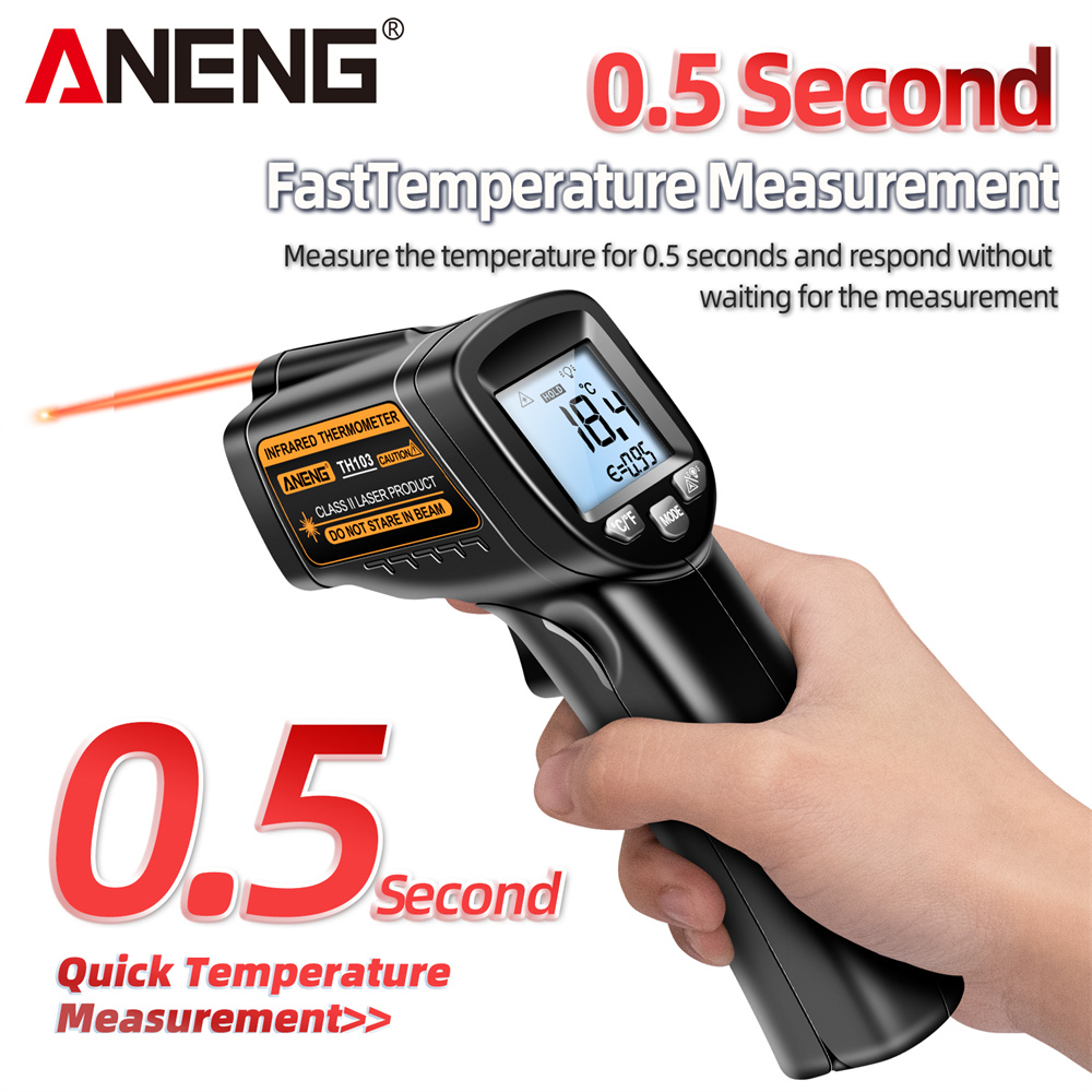 Infraroodlaserthermometer Indu - Industrial Laser Temperature Gun recensie en prijs