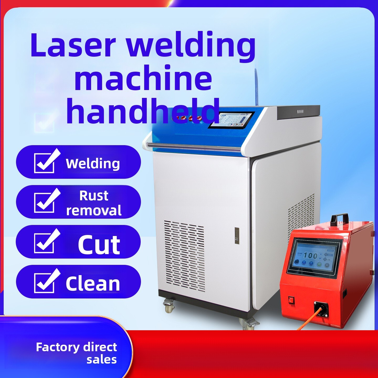 Handheld industriële volautoma - Industrial Laser Rust Remover recensie en prijs