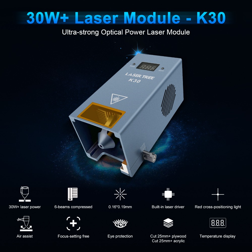 20W 455nm blauwe diodelasermod - Diode Laser Module recensie en prijs