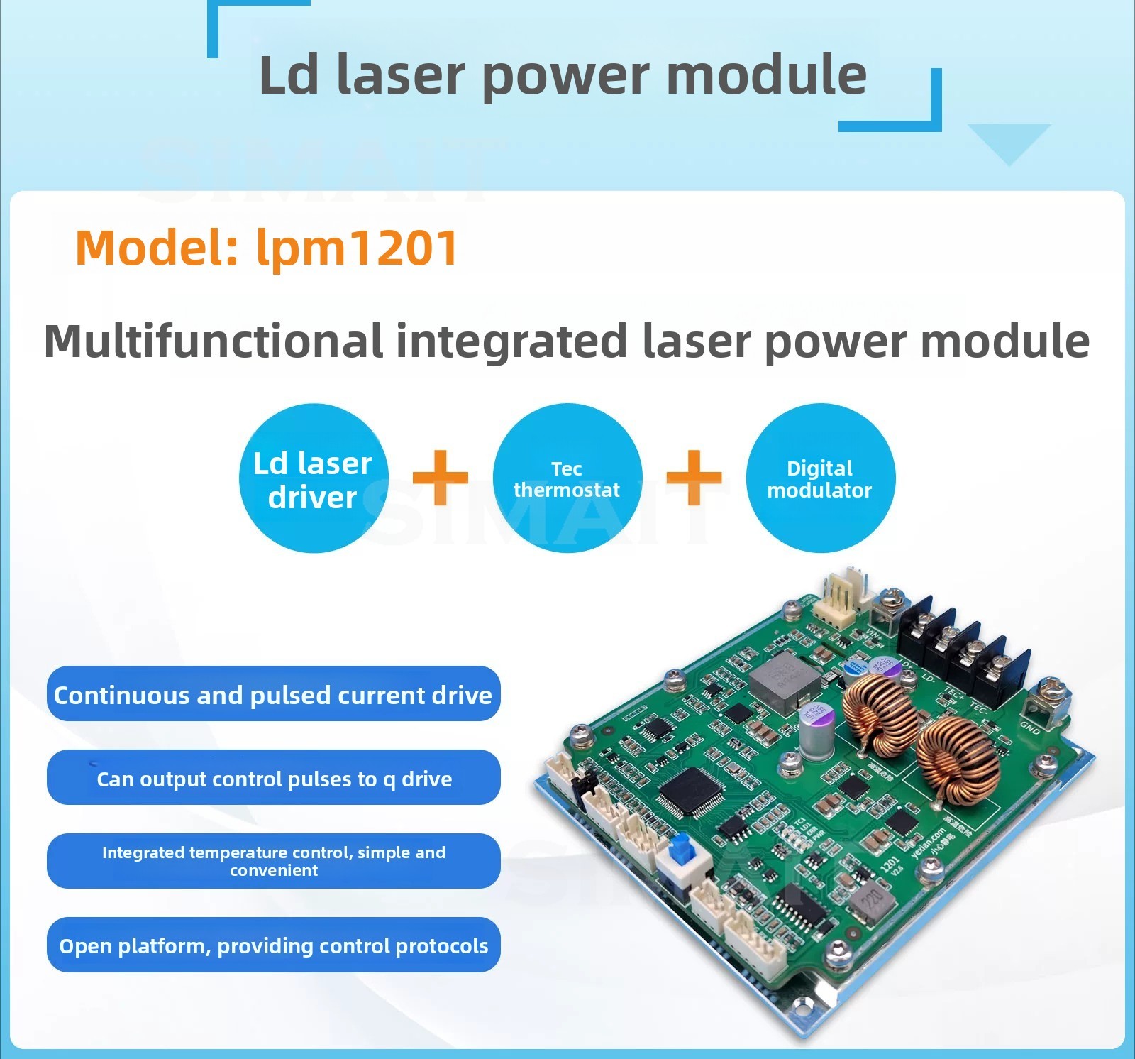 LPM1201 12A 20V LD Laserdriver - Diode Laser Module recensie en prijs