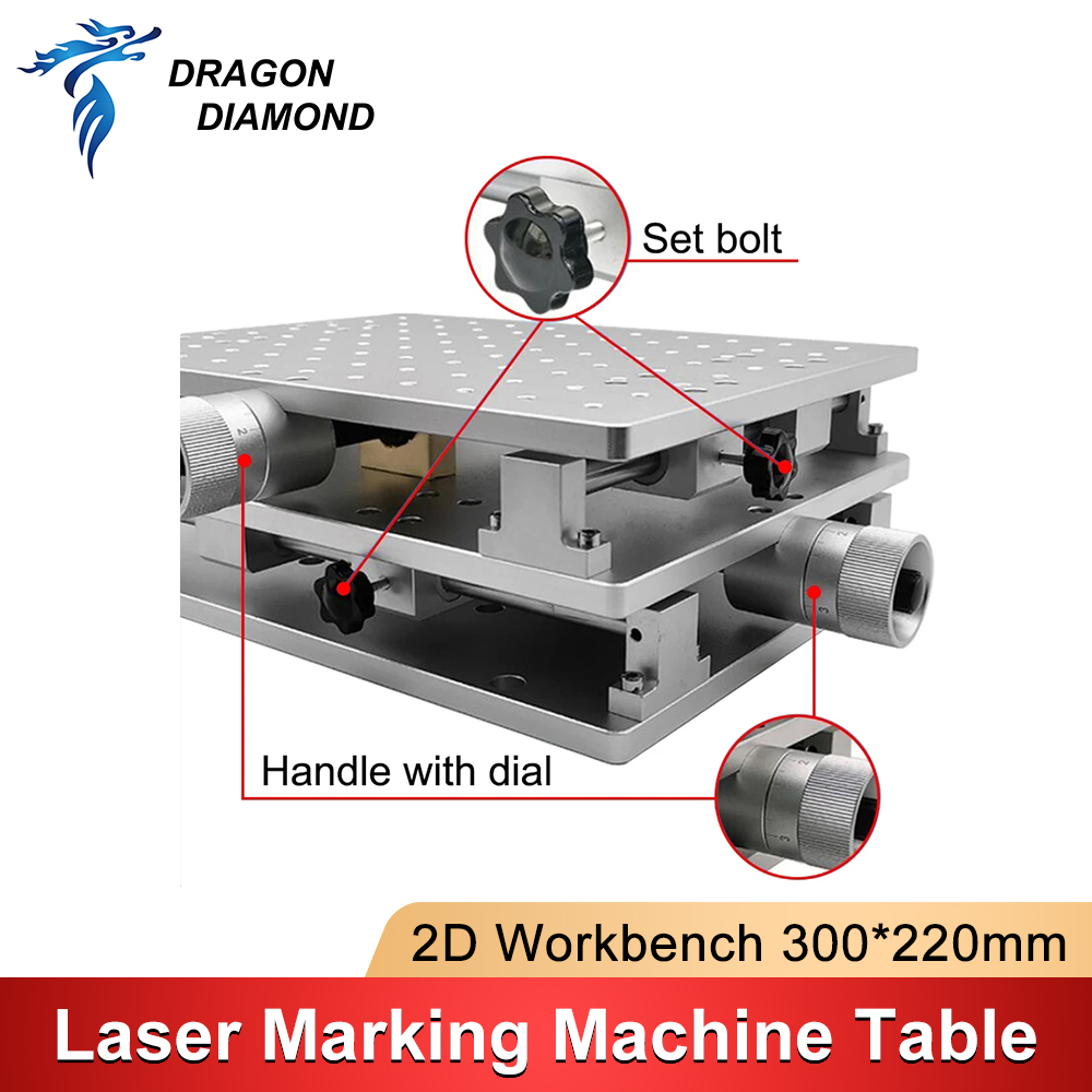 300*220mm 2D Werktafel XY 2 Ax - Laser Marking Machine recensie en prijs