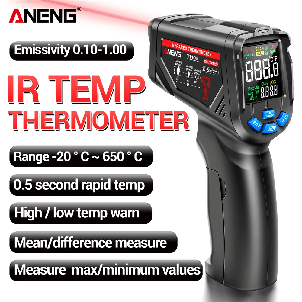 Sensor Gun Circuit Industrieel - Industrial Laser Temperature Gun recensie en prijs