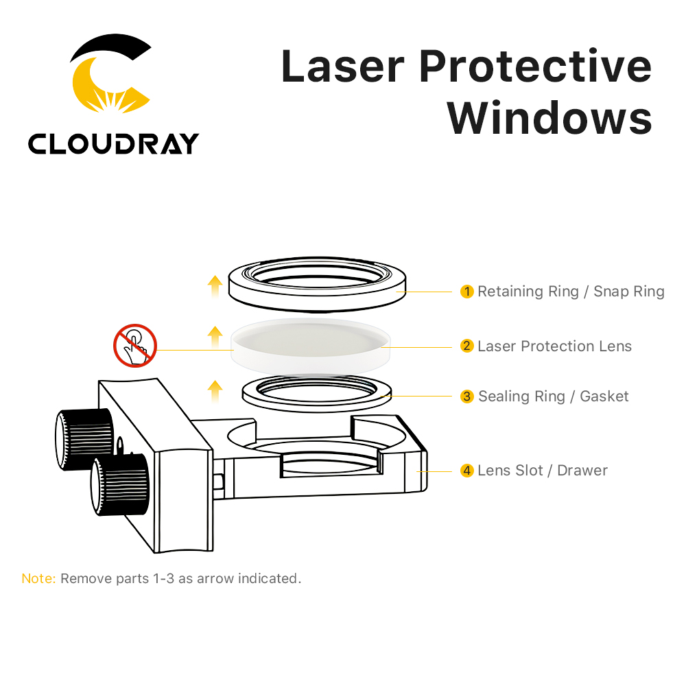 Cloudray 10PCS Beschermende Wi - Co2 Laser Mirror recensie en prijs