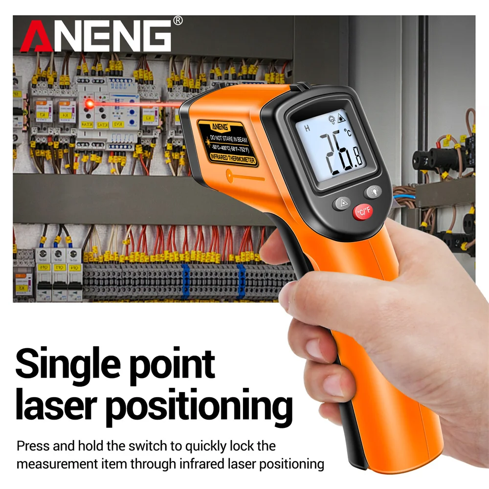 ANENG TH201 Infrarood Thermome - Industrial Laser Temperature Gun recensie en prijs