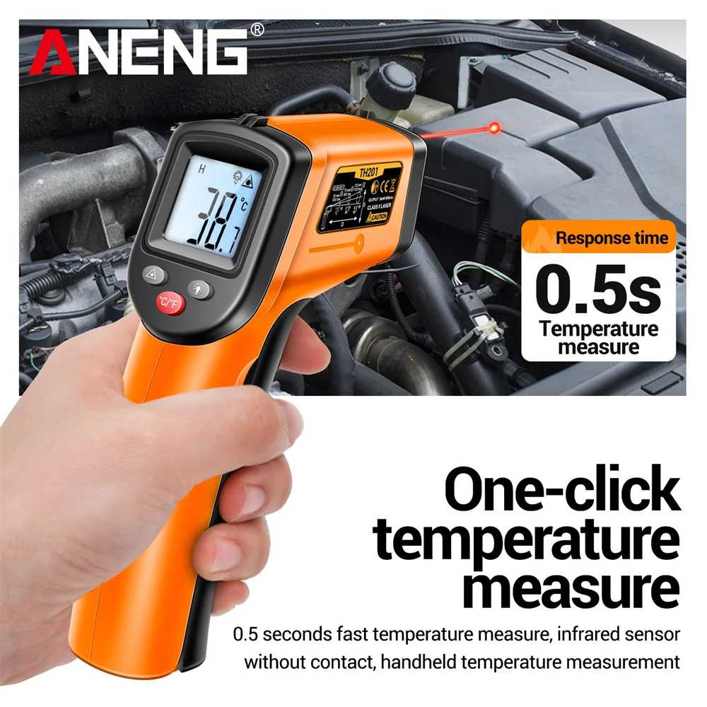ANENG TH201 Infrarood Thermome - Industrial Laser Temperature Gun recensie en prijs