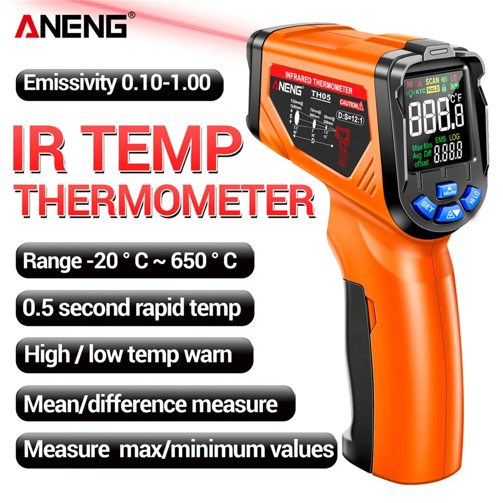 Infraroodthermometer Digitaal  - Industrial Laser Temperature Gun recensie en prijs