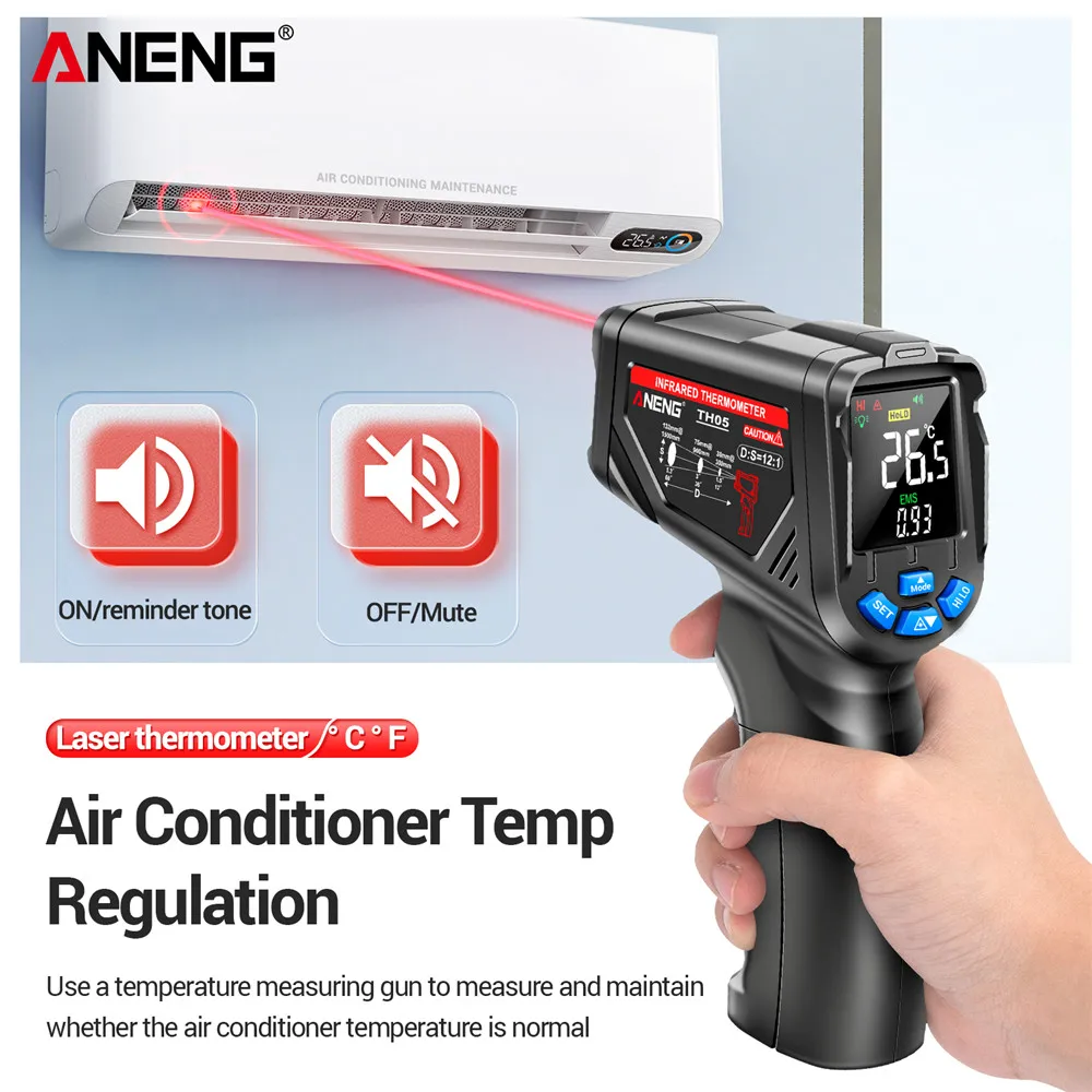 Infraroodthermometer Digitaal  - Industrial Laser Temperature Gun recensie en prijs