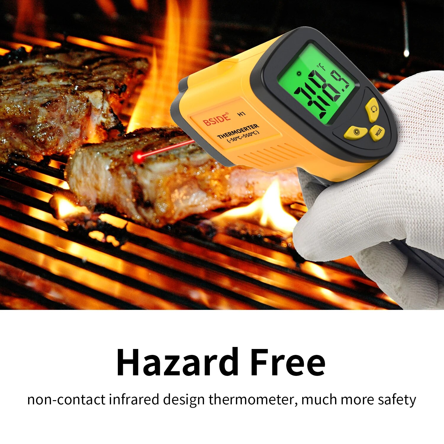 Digitale Infraroodthermometer- - Industrial Laser Temperature Gun recensie en prijs