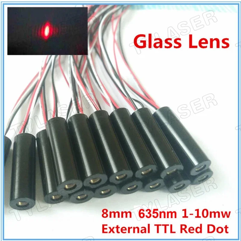 Externe TTL 8mm 635nm Red Dot  - Industrial Grade Laser Pointer recensie en prijs