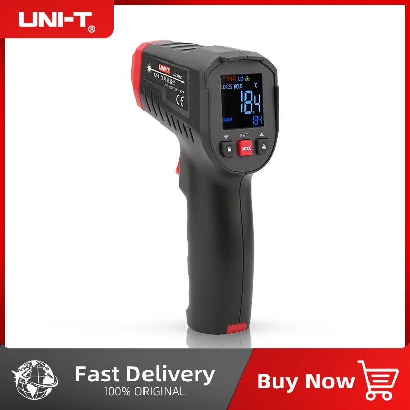 UNI-T Digitale Thermometer Con - Industrial Laser Temperature Gun recensie en prijs