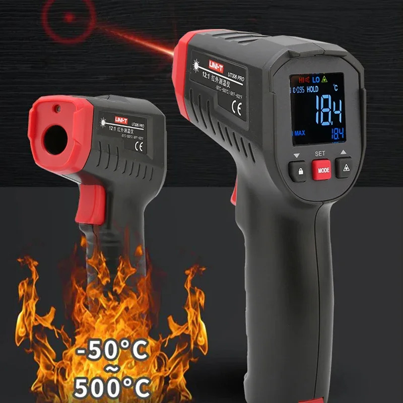UNI-T Digitale Thermometer Con - Industrial Laser Temperature Gun recensie en prijs